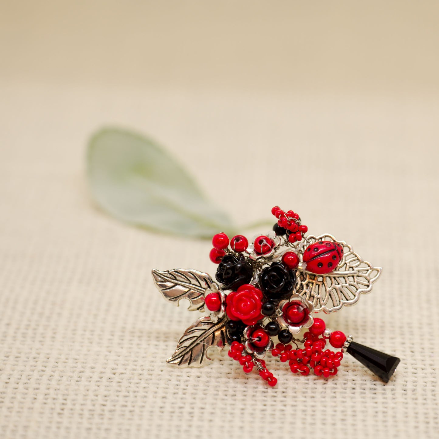 Lucky Ladybug Brooch