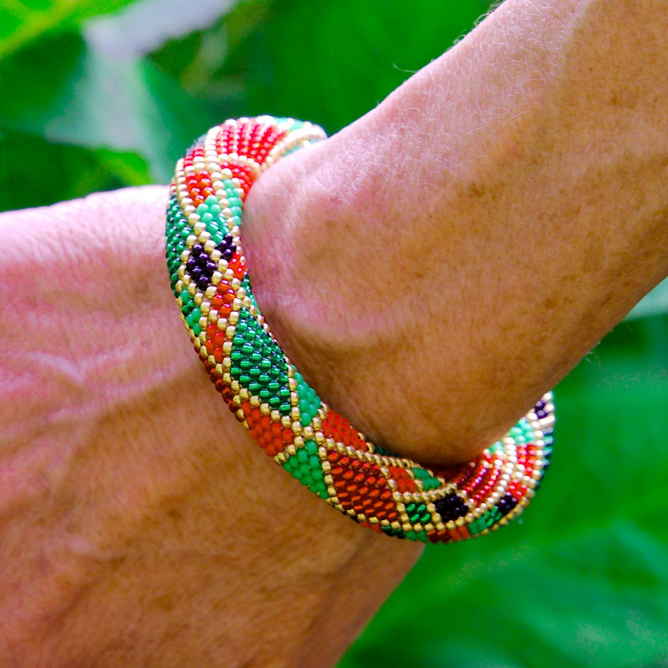 Merry Mosaic Cuff Bracelet