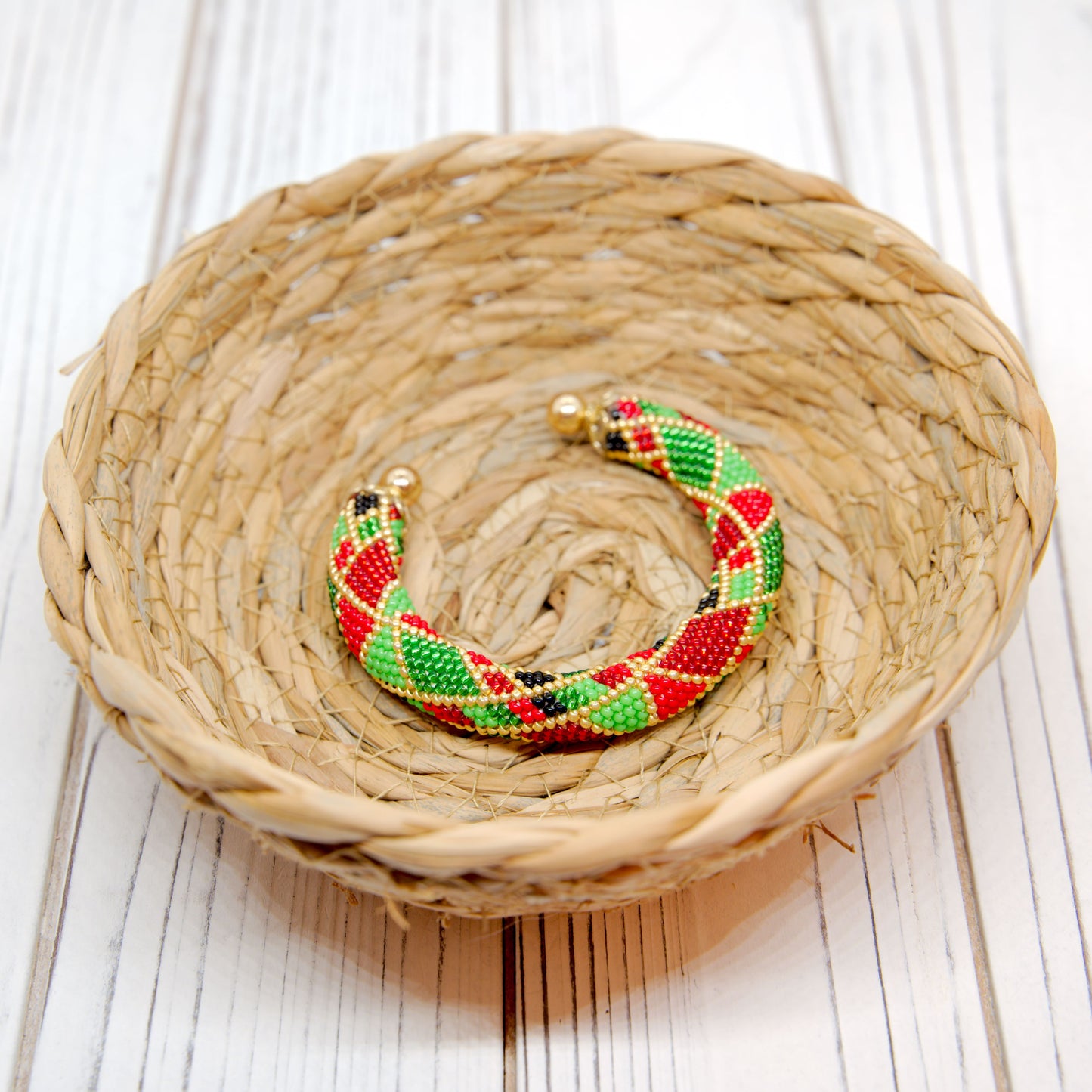 Merry Mosaic Cuff Bracelet
