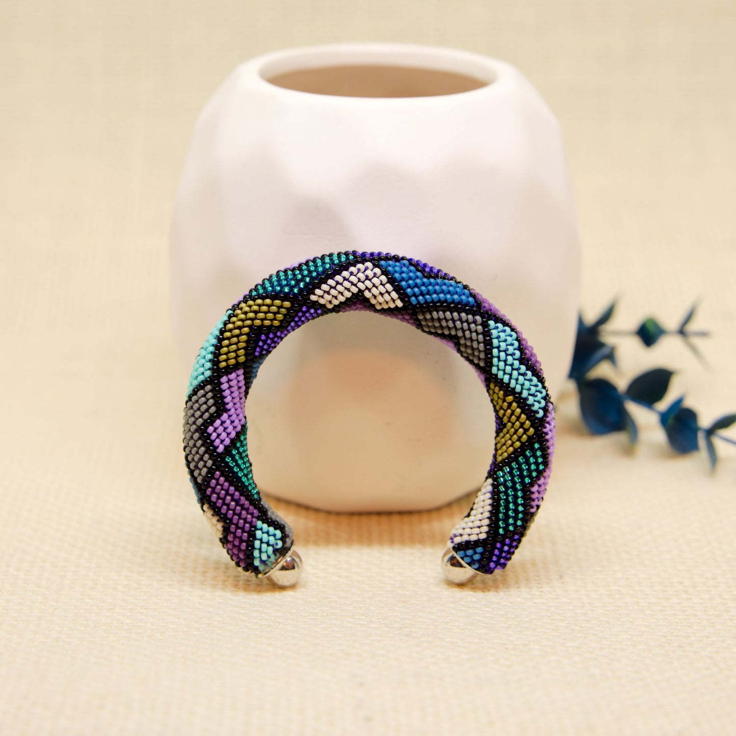 Mystical Mosaic Cuff Bracelet
