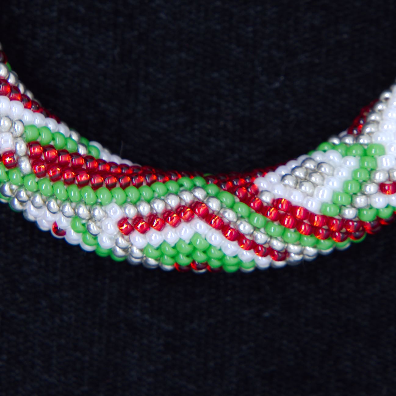 Peppermint Twist Cuff Bracelet