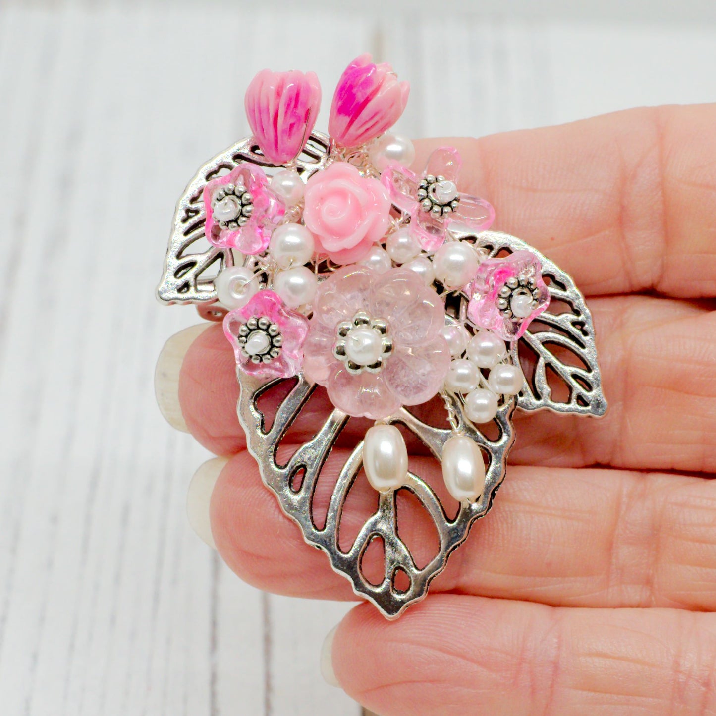 Perfect Peony Brooch