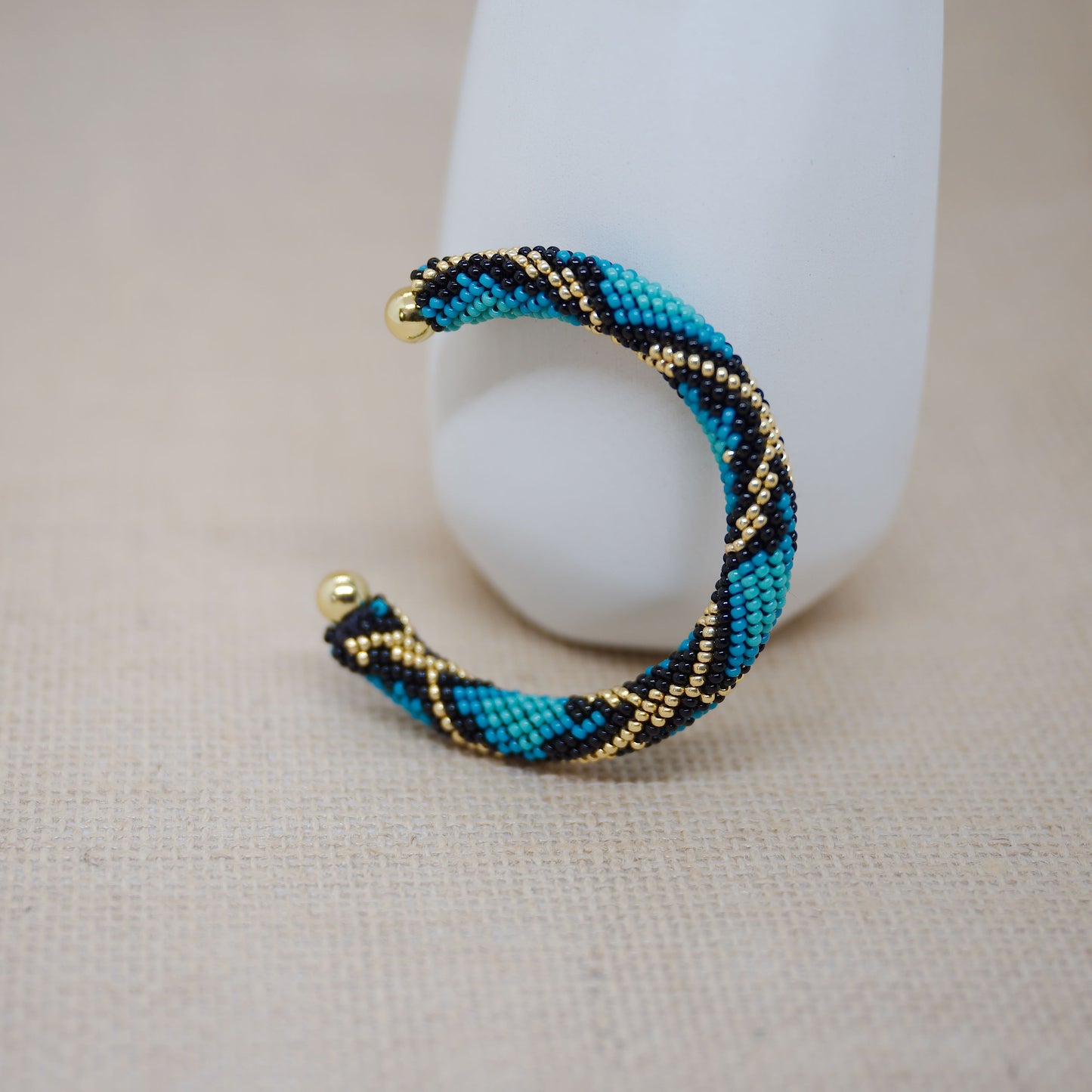 Vibrant Viper Cuff Bracelet