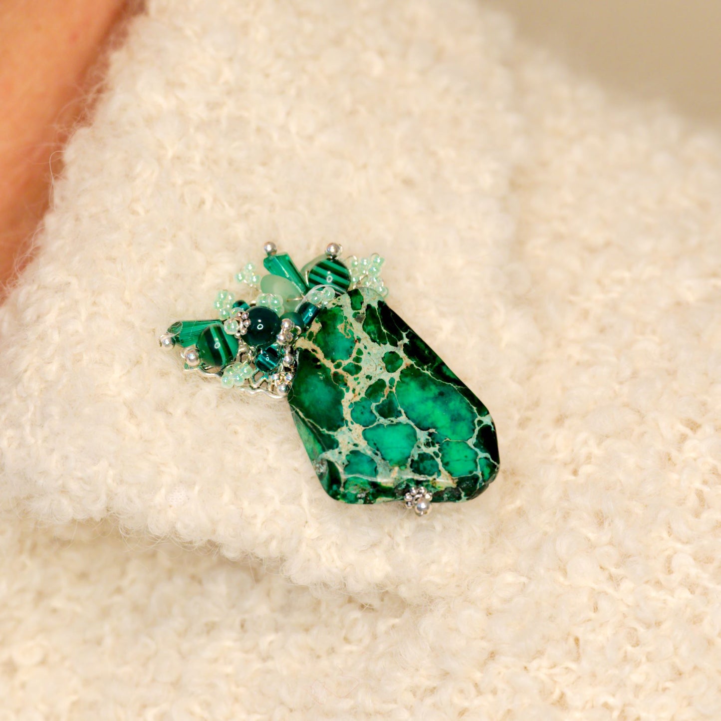 Green With Envy Brooch