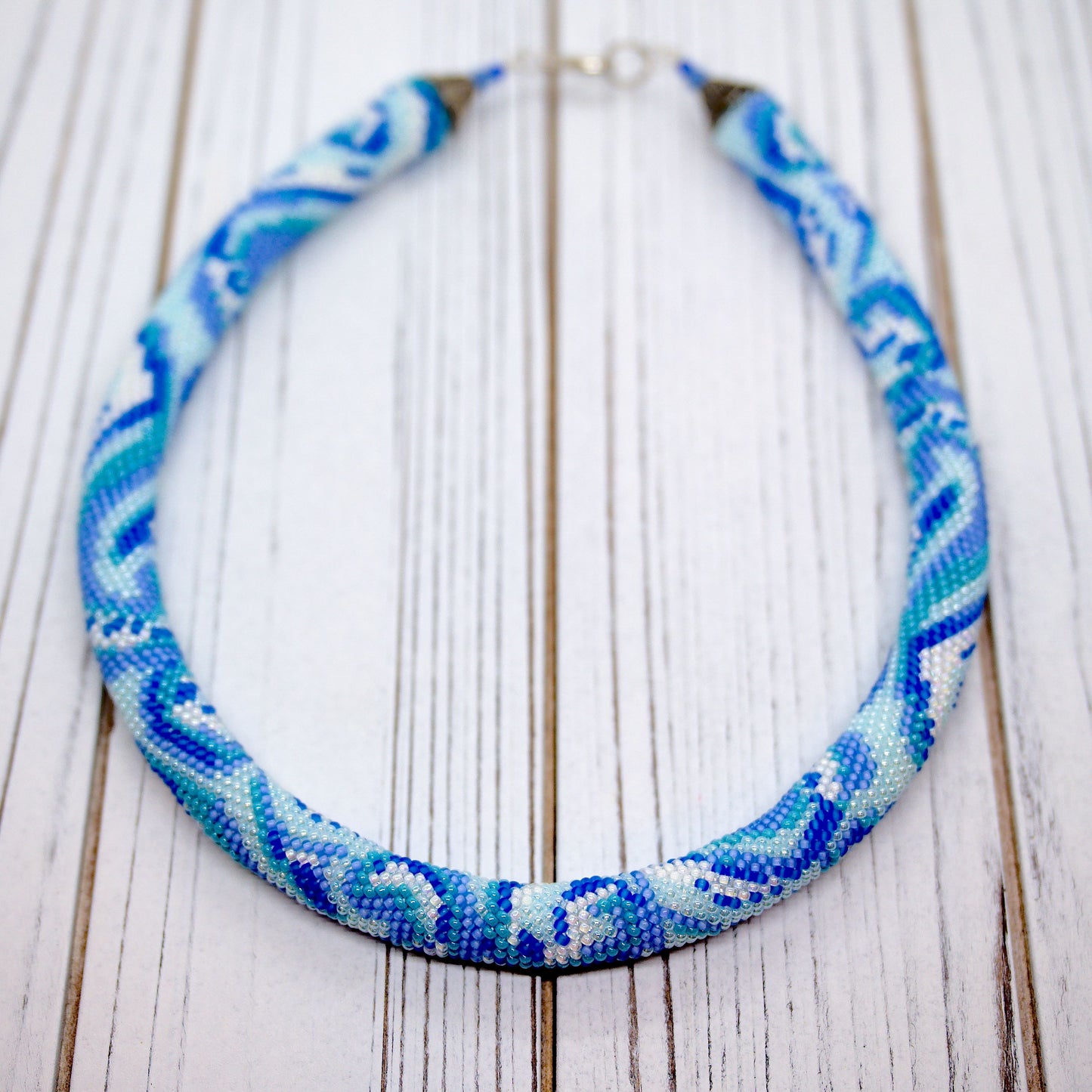 Whispering Waves Necklace Set