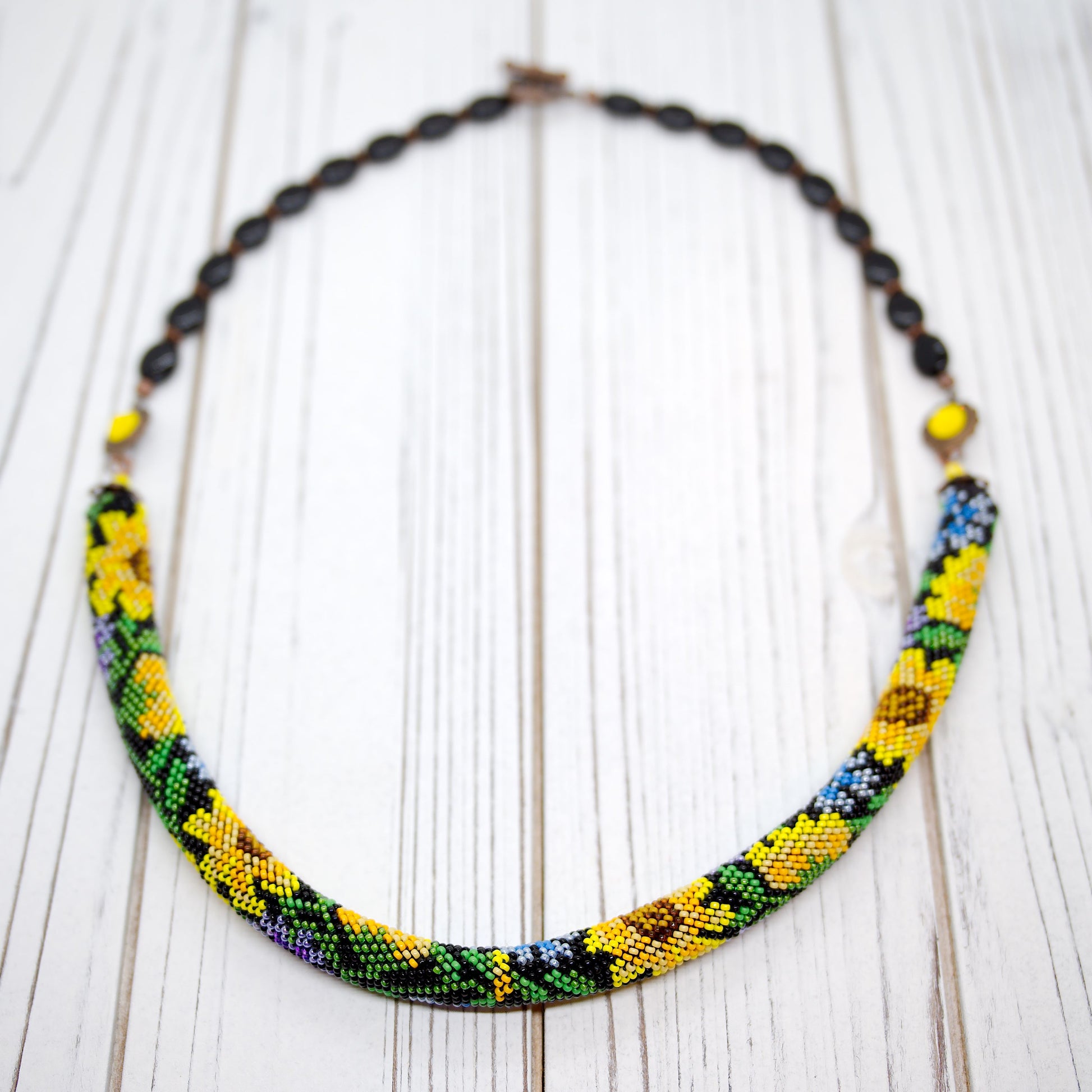 Sunflower Glow Necklace Set - Main Image