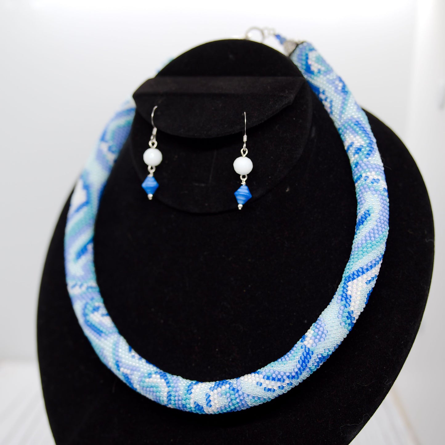 Whispering Waves Necklace Set