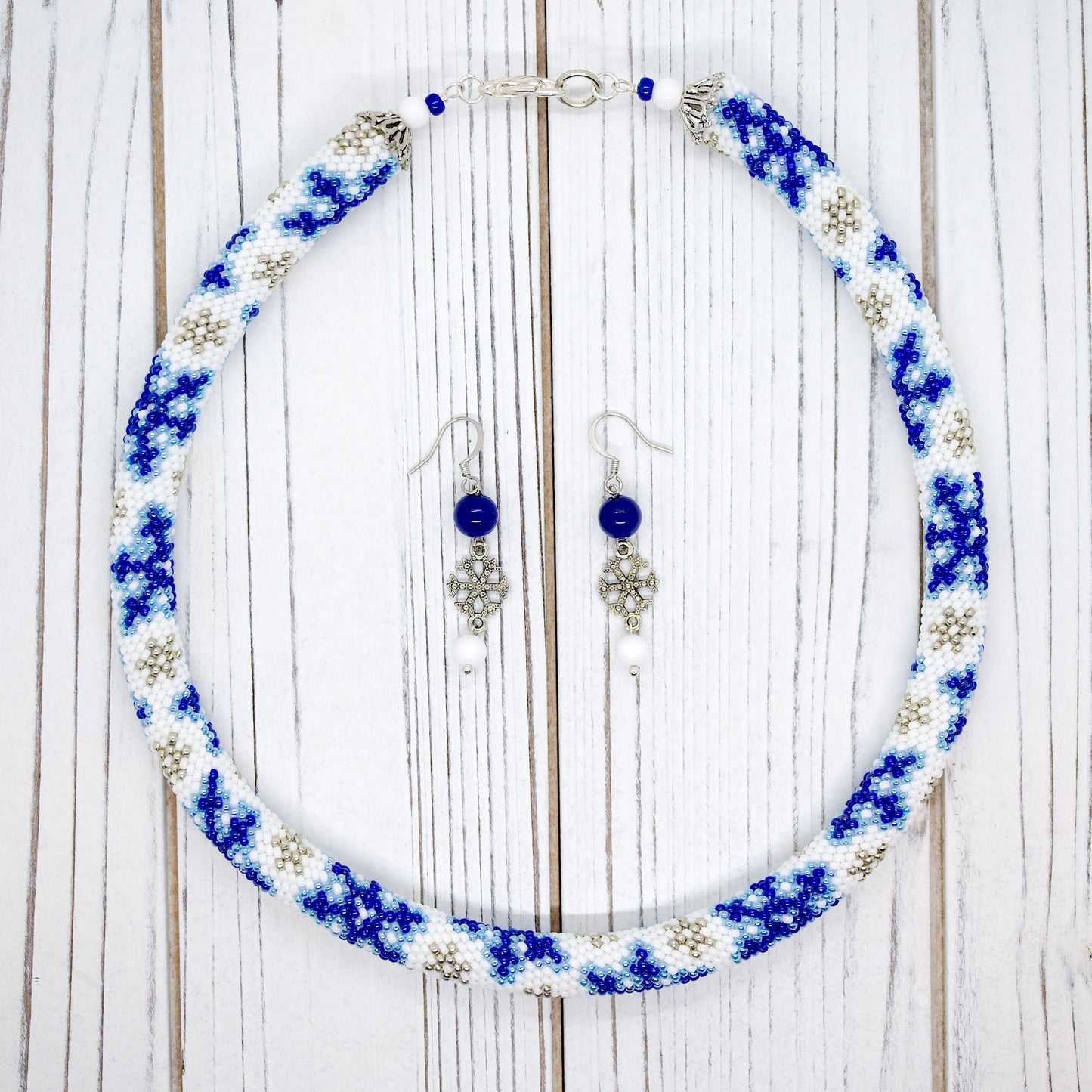 Snowflake Sparkle Necklace Set