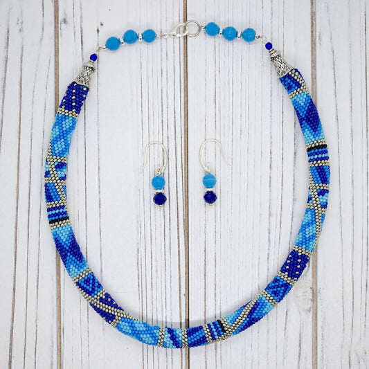 Blue Horizon Necklace Set