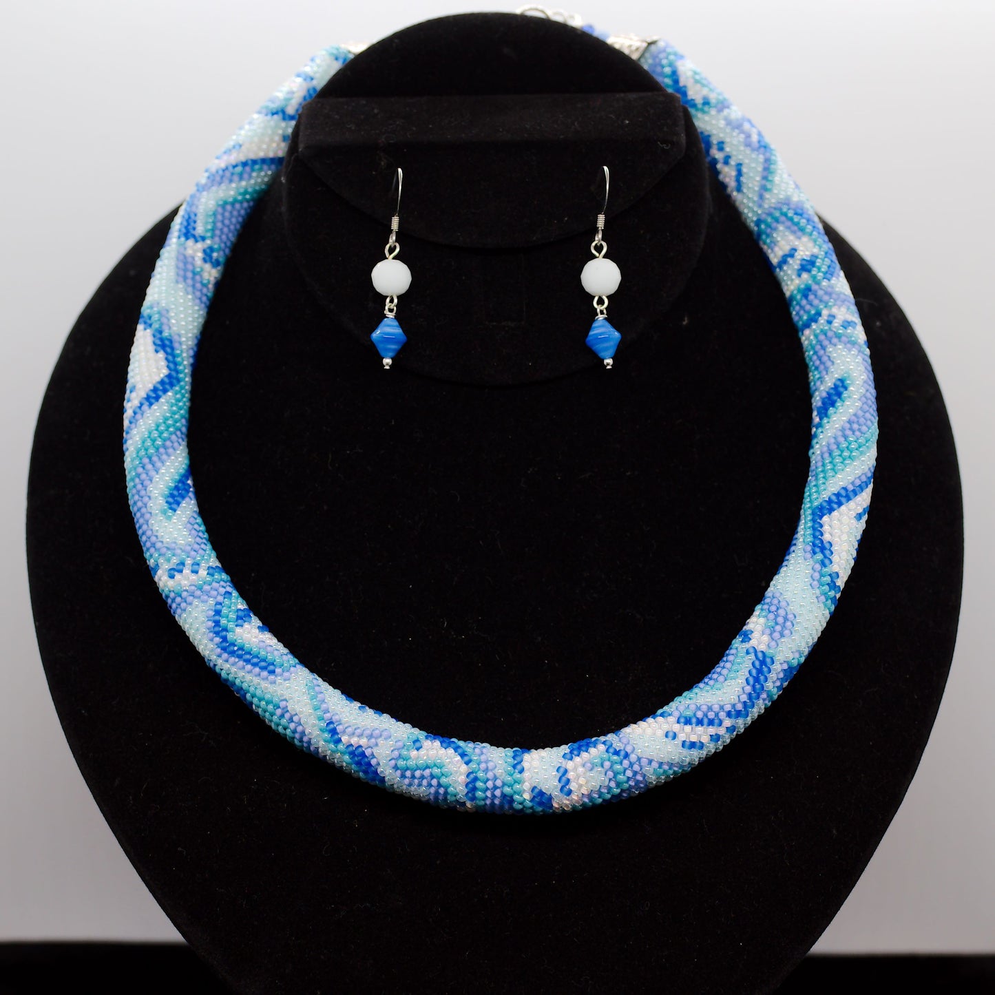 Whispering Waves Necklace Set