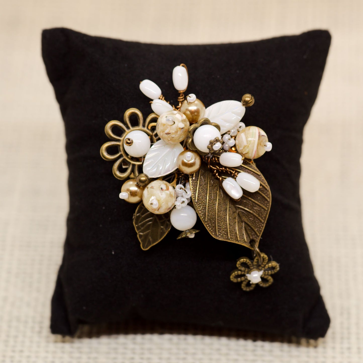 Bronze Blossoms Brooch