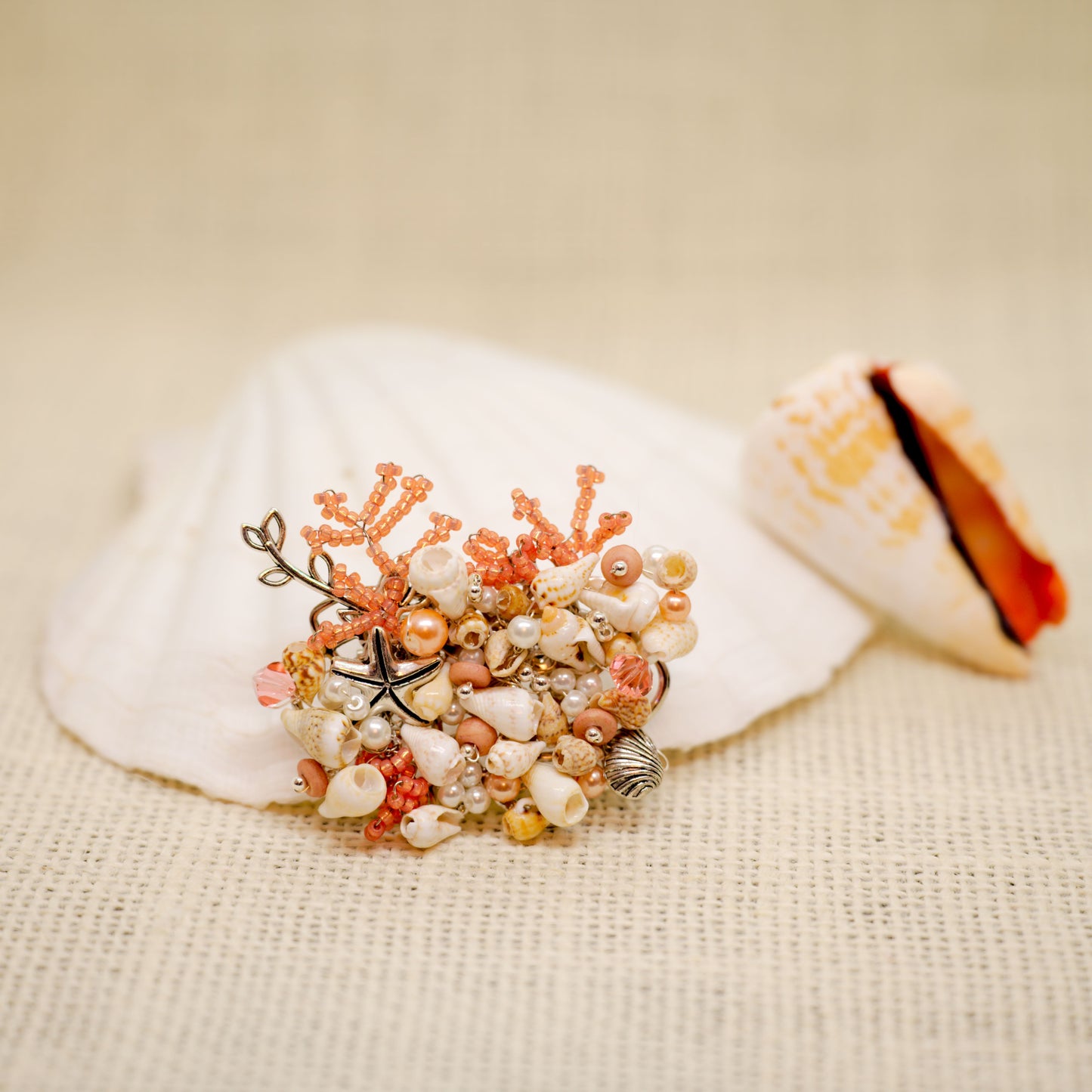 The Exumas Coral Reef Brooch