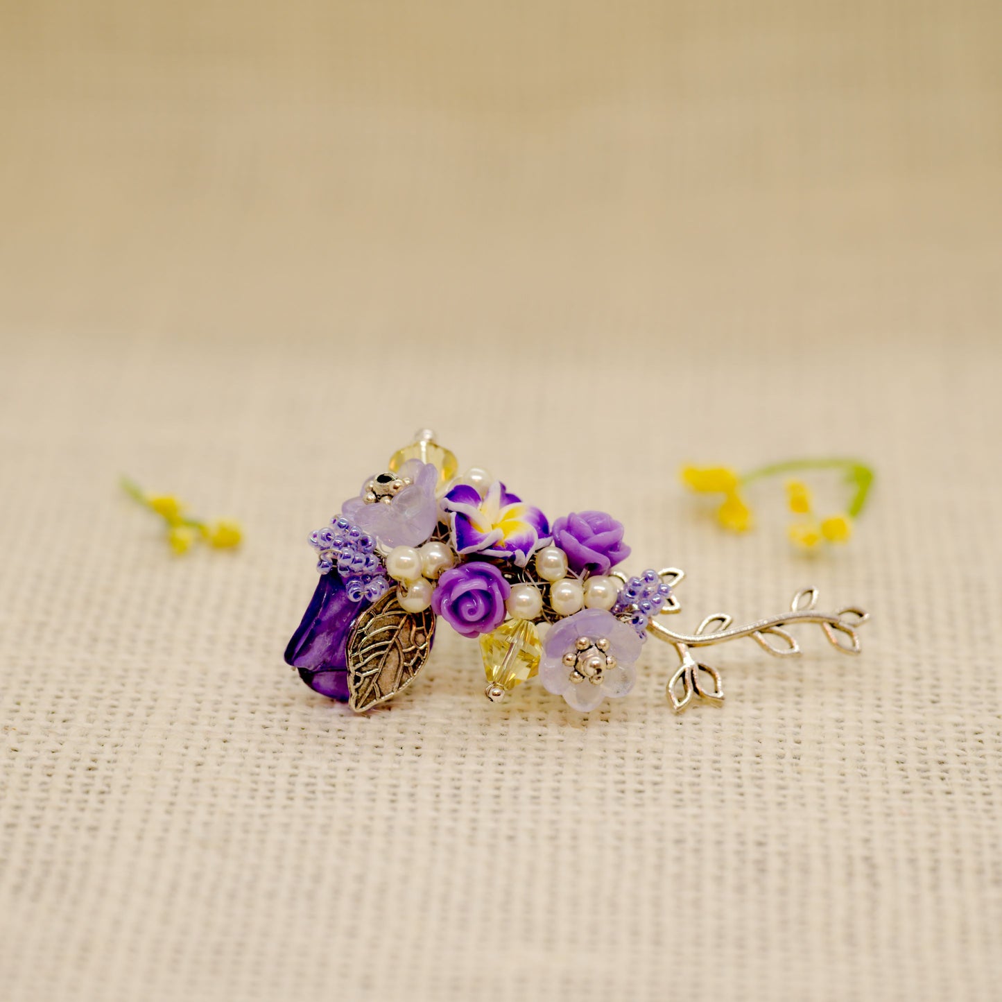 Early Summer Garden Brooch