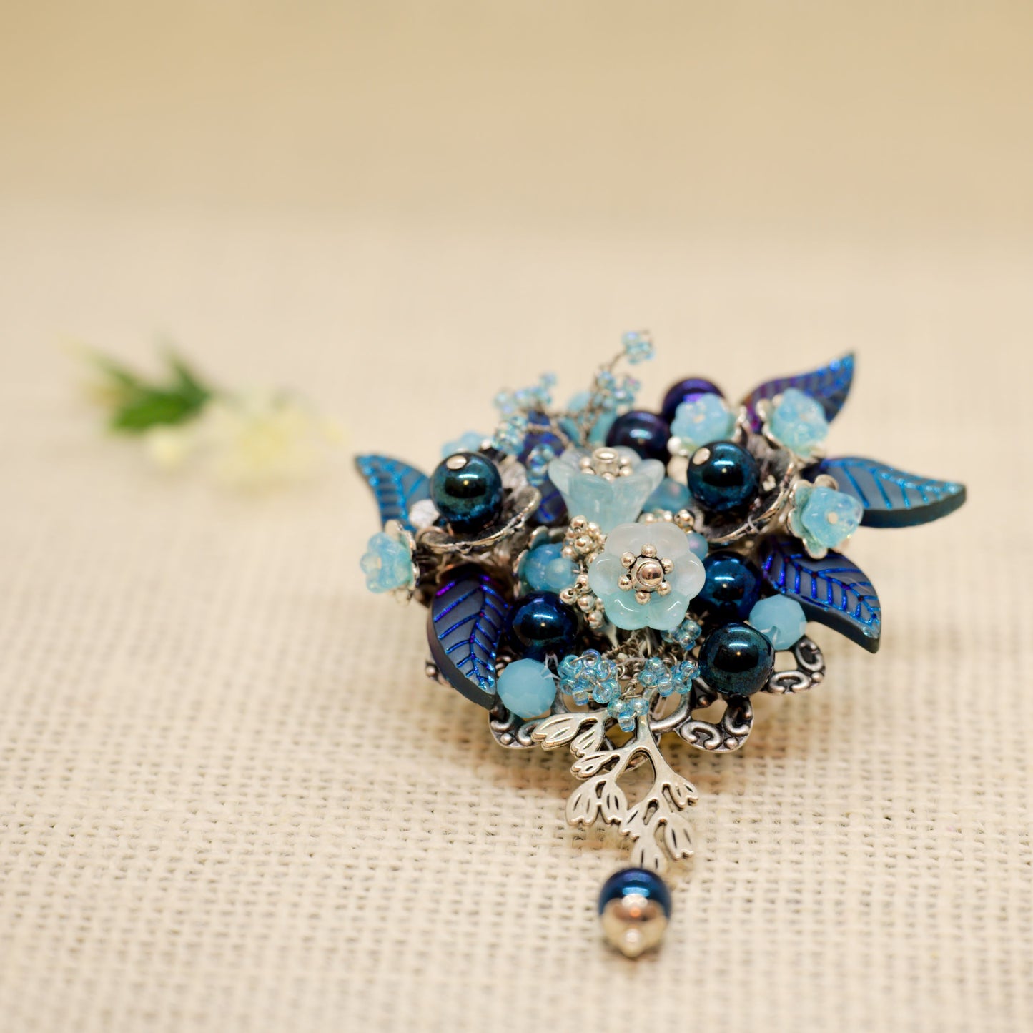 Rhapsody in Blue Brooch