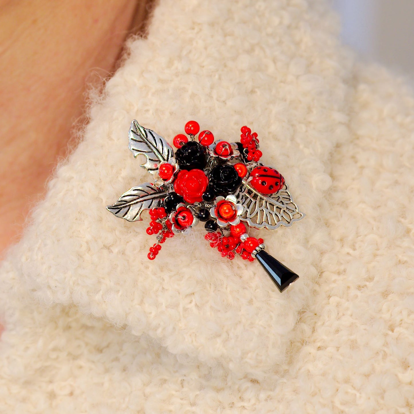 Lucky Ladybug Brooch