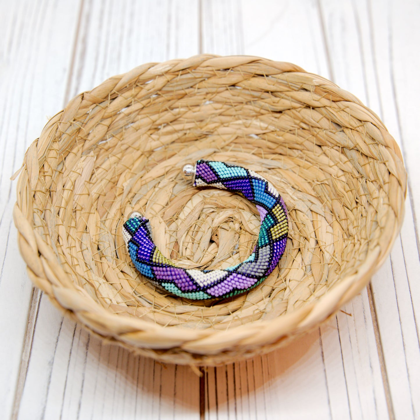 Mystical Mosaic Cuff Bracelet