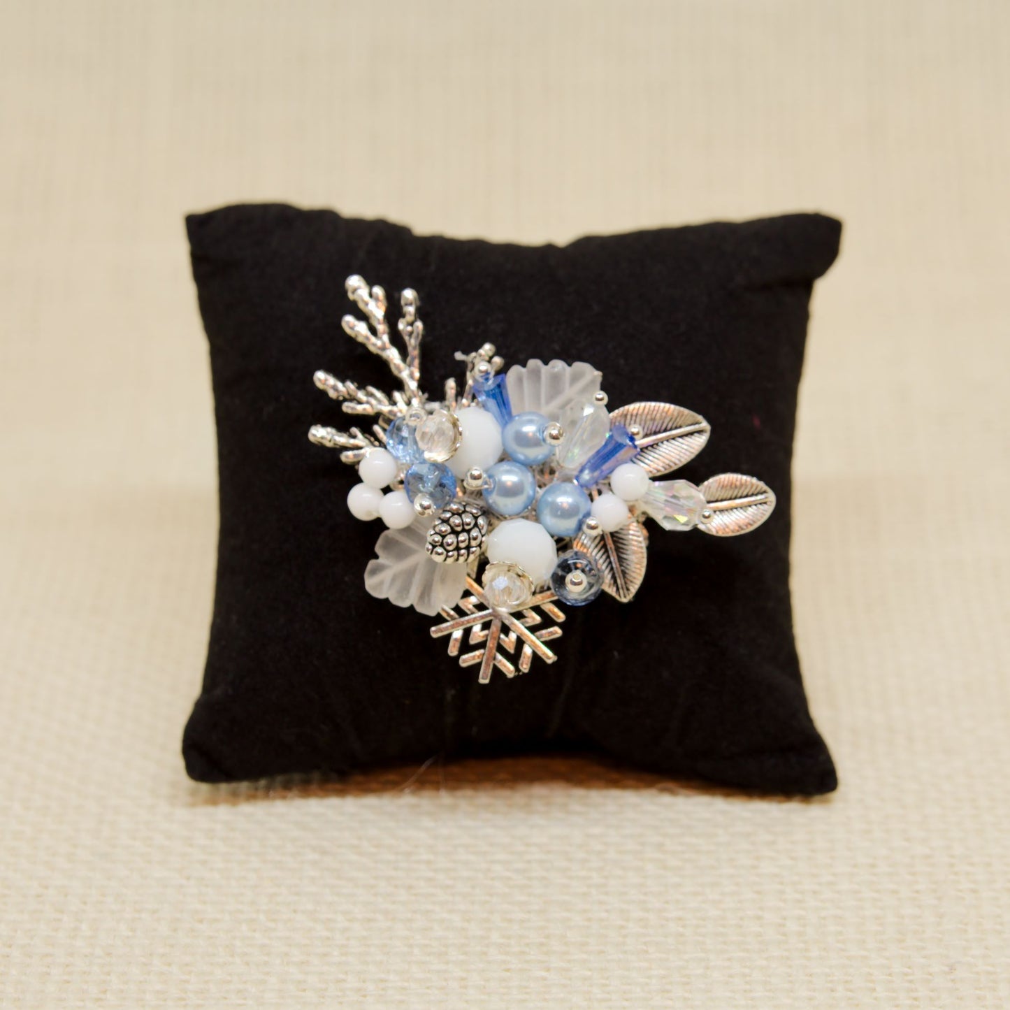 Frosted Elegance Brooch