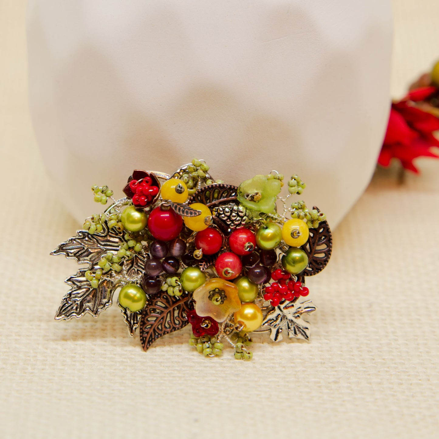 Abundant Autumn Brooch