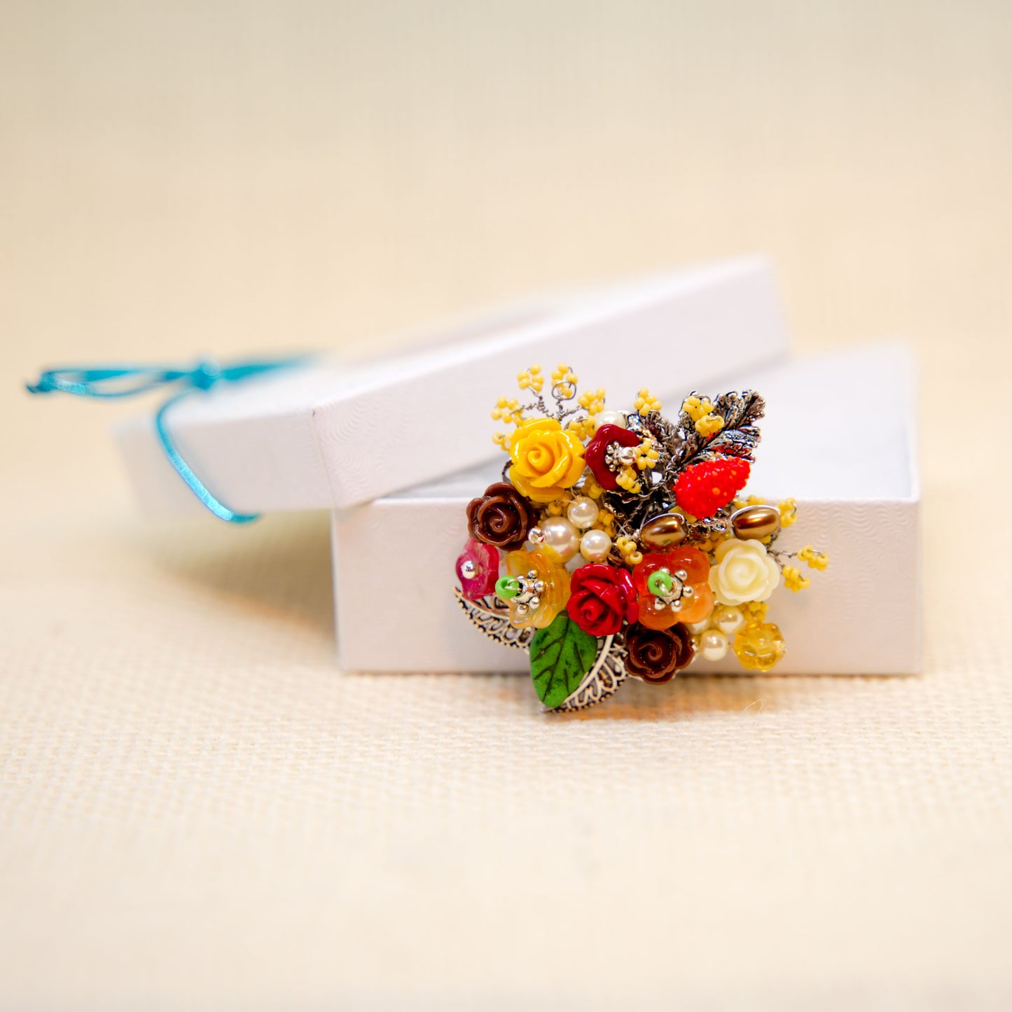 Autumnal Garden Brooch