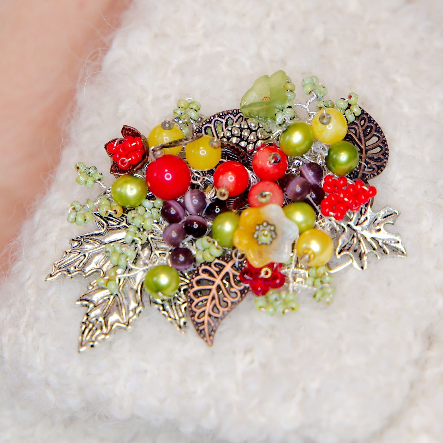 Abundant Autumn Brooch