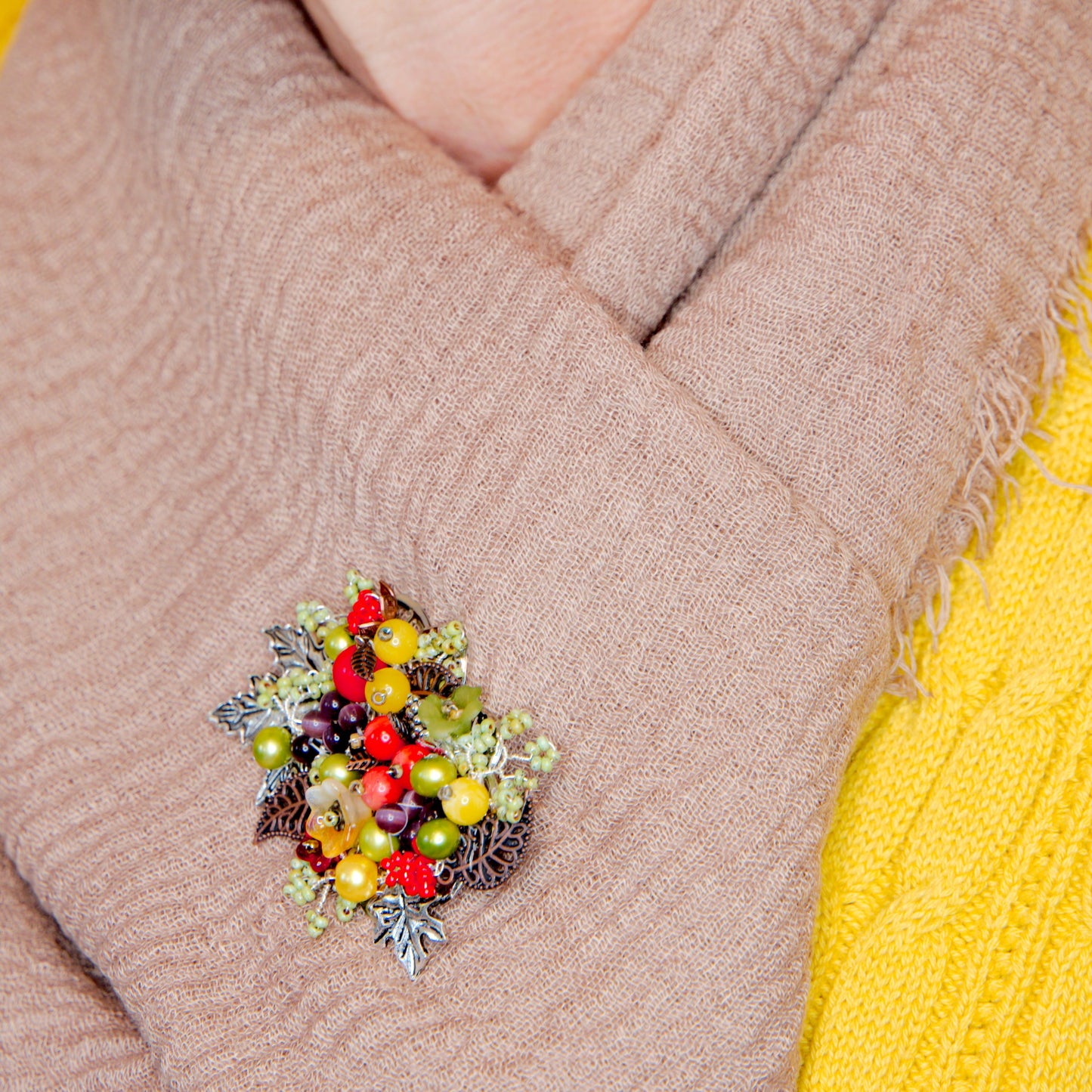 Abundant Autumn Brooch