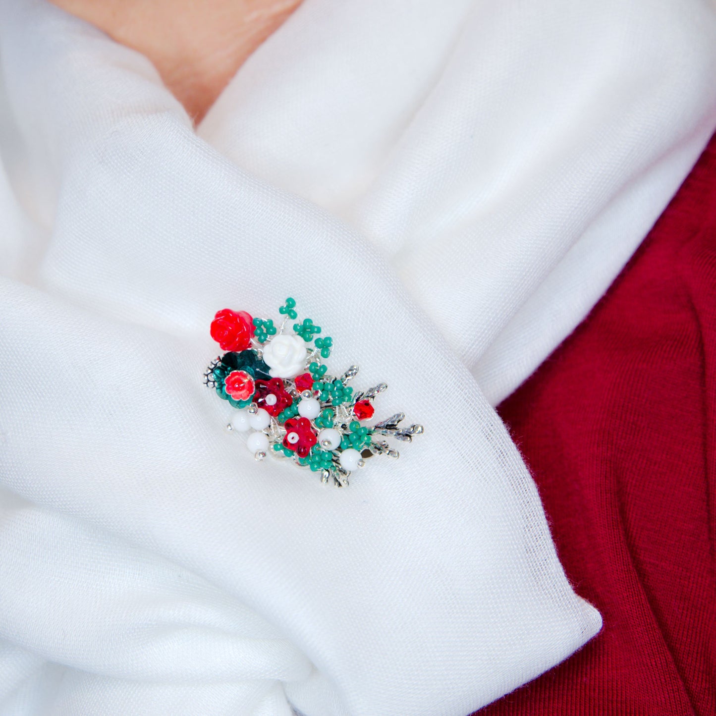 Deck the Halls Brooch