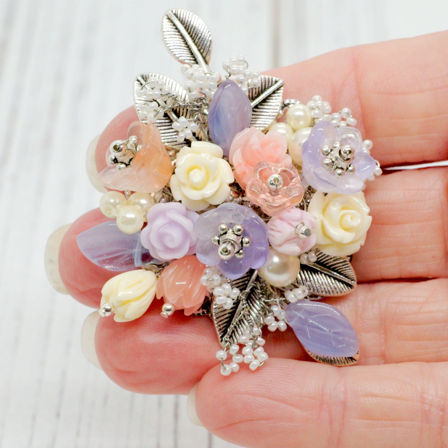 Softness and Light Brooch