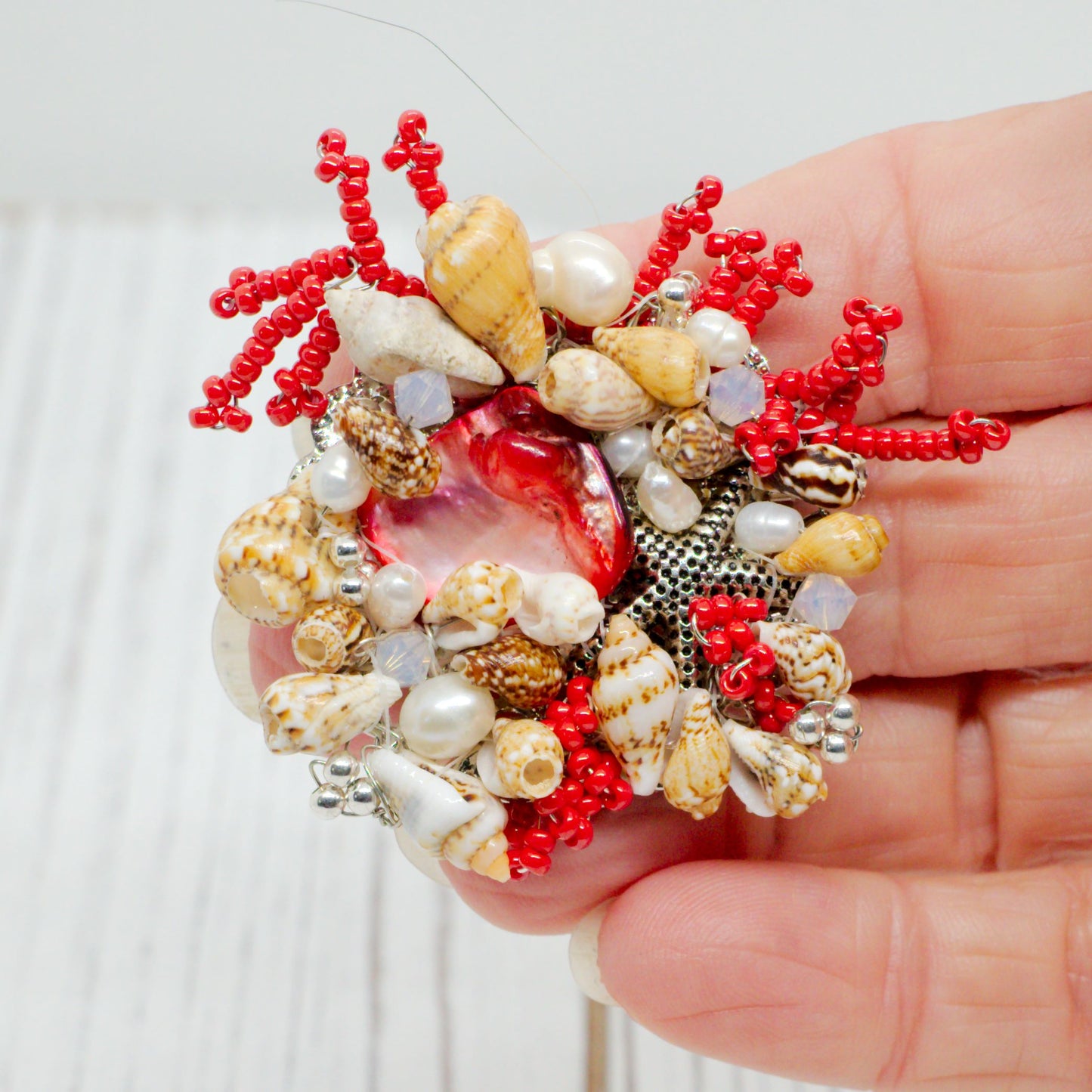 St. John Coral Reef Brooch