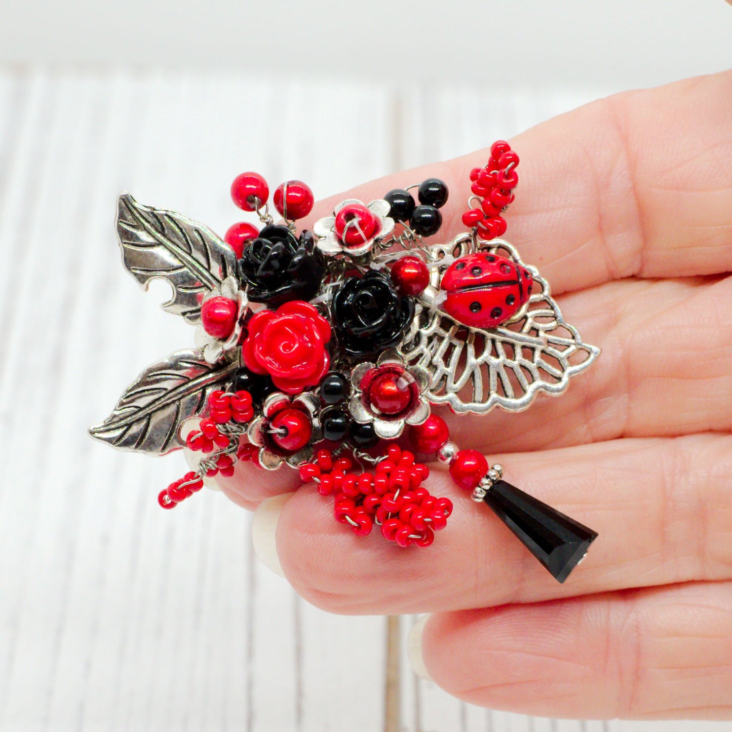 Lucky Ladybug Brooch