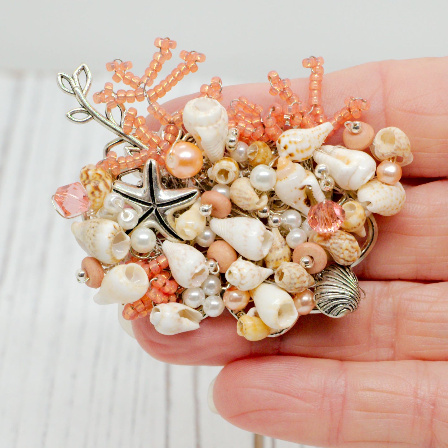 The Exumas Coral Reef Brooch