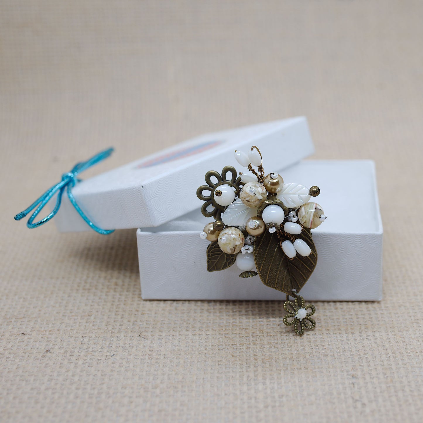 Bronze Blossoms Brooch