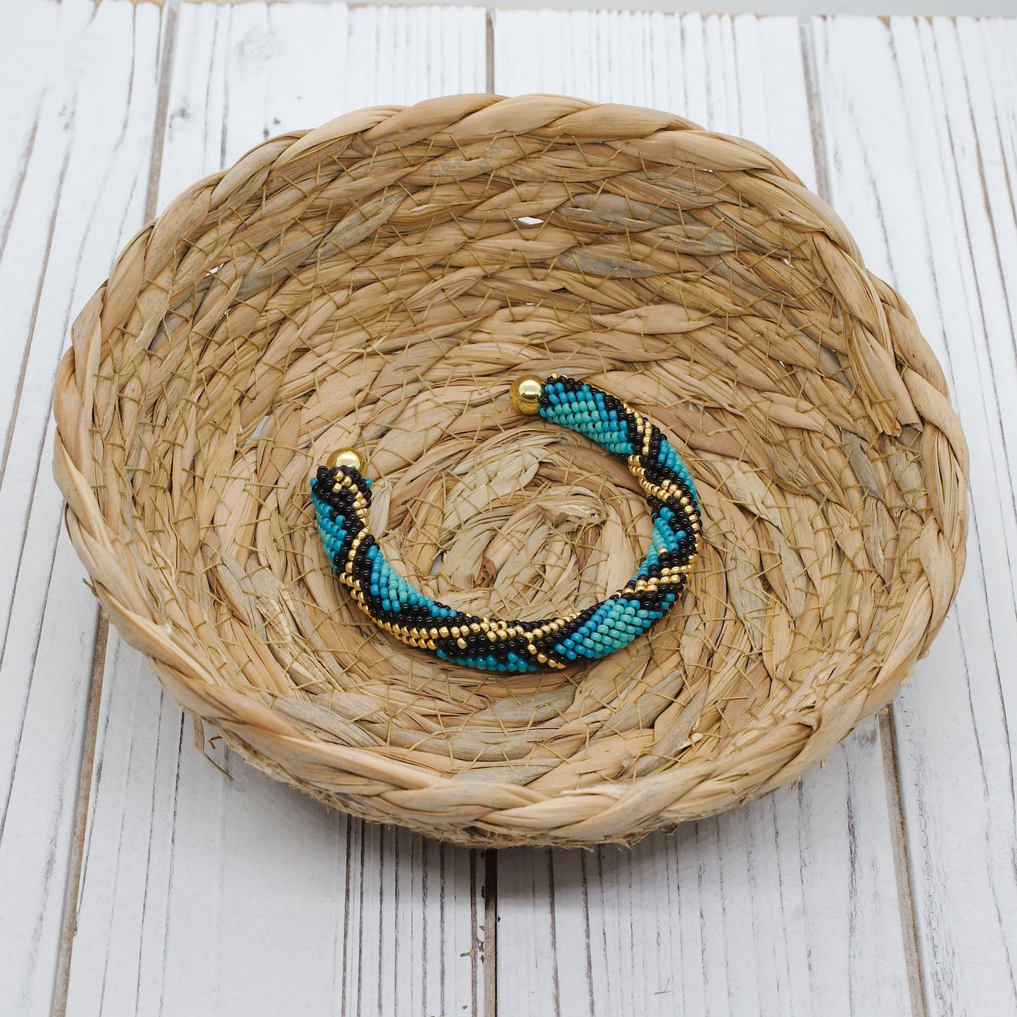 Vibrant Viper Cuff Bracelet