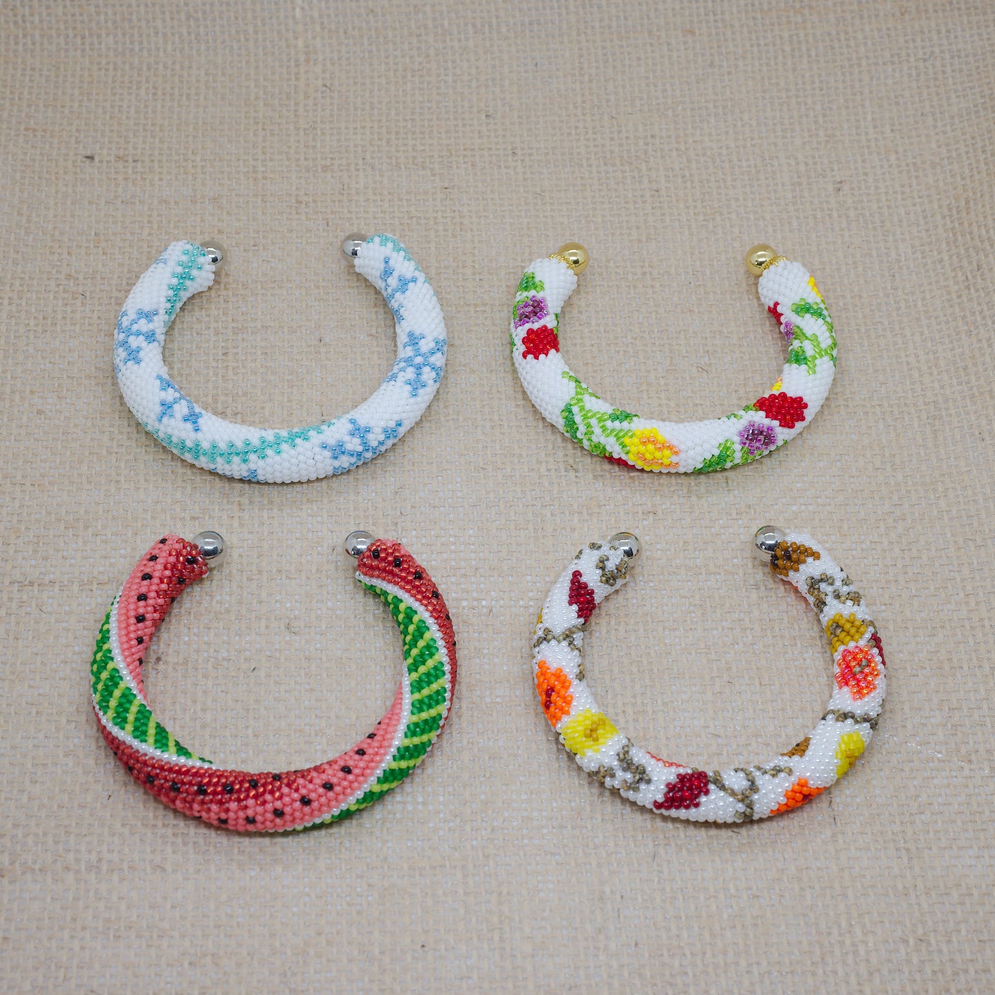 Celebrate the Seasons Cuff Bracelets (Set of 4)