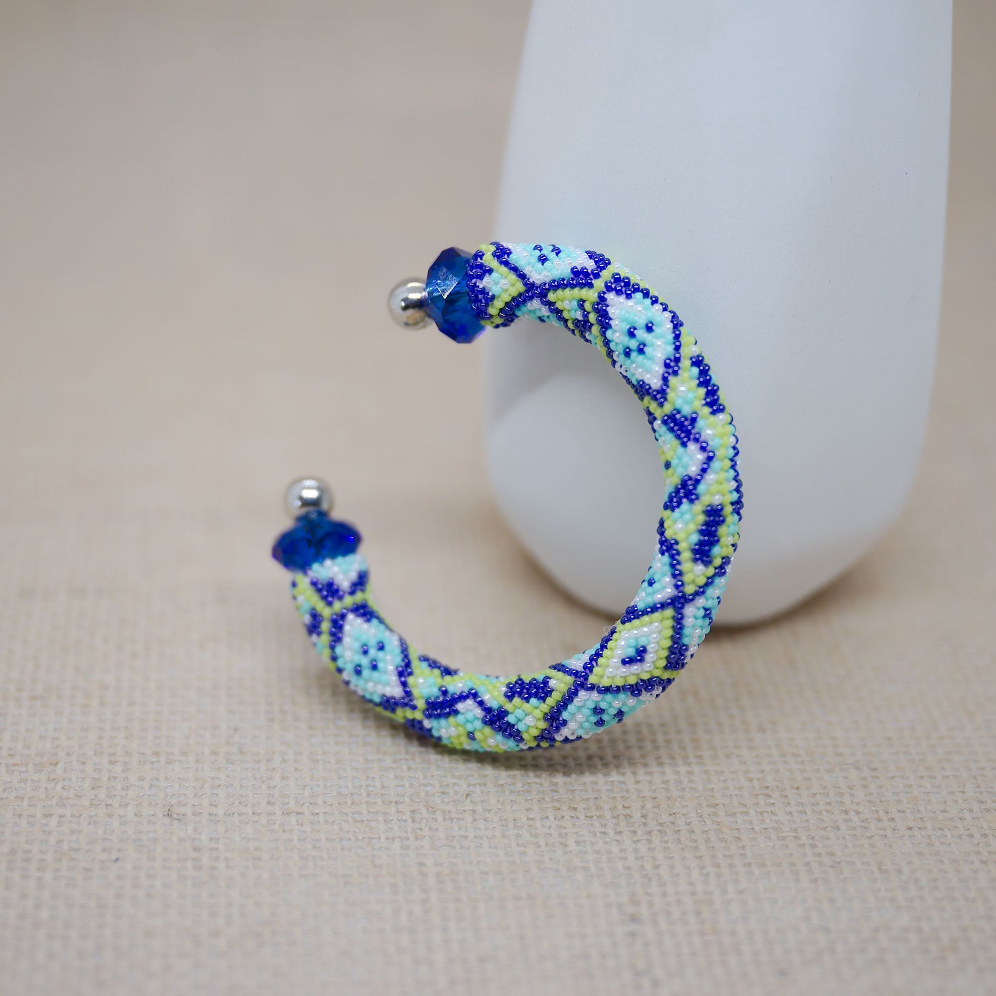 Caribbean Blues Cuff Bracelet