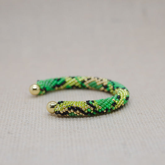 Serpentine Embrace Cuff Bracelet