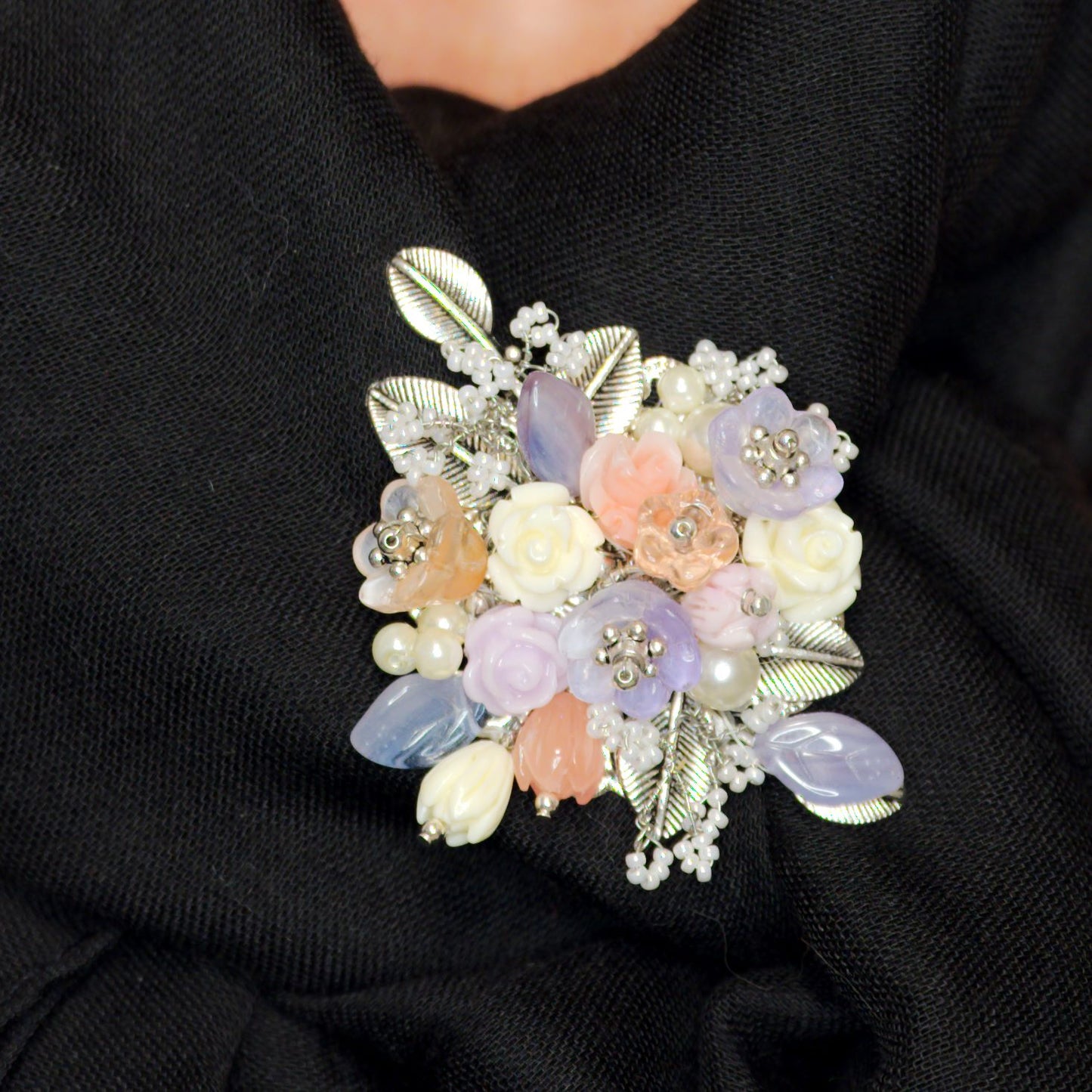 Softness and Light Brooch